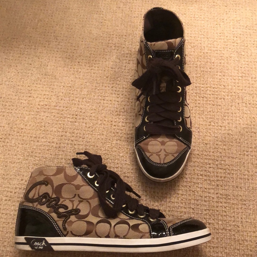 Coach high top sneakers